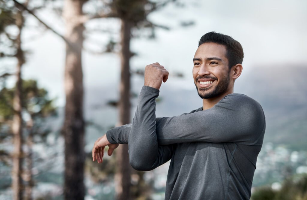 A person who enjoys exercising outdoors to maintain physical and mental health.